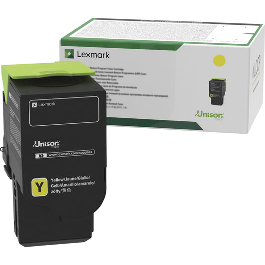 Main Image for Lexmark Unison Original High Yield Laser Toner Cartridge - Yellow - 1 Each