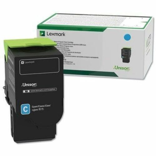 Main Image for Lexmark Original Extra High Yield Laser Toner Cartridge - Cyan - 1 Each