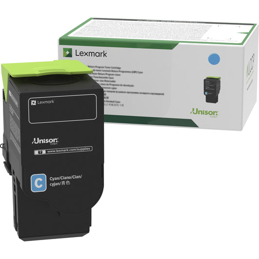 Main Image for Lexmark Unison Original Ultra High Yield Laser Toner Cartridge - Cyan - 1 Each