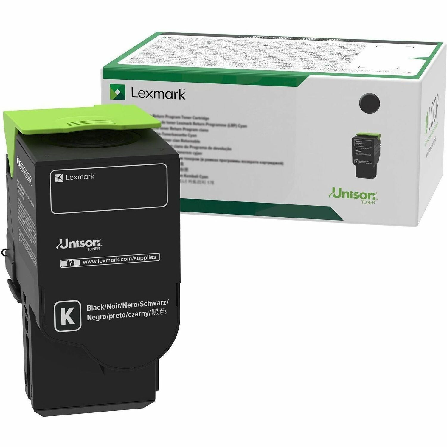 Main Image for Lexmark Unison Original Extra High Yield Laser Toner Cartridge - Black - 1 Each