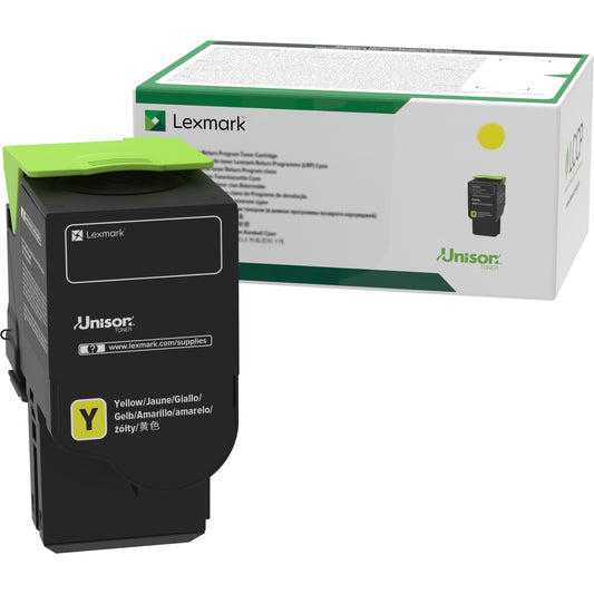 Main Image for Lexmark Unison Original Ultra High Yield Laser Toner Cartridge - Yellow - 1 Each