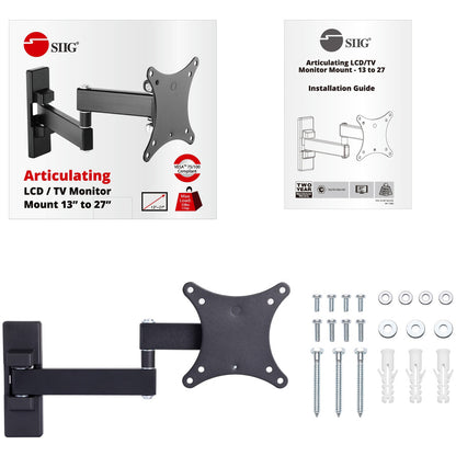Alternate-Image4 Image for SIIG Articulating Full Motion LCD / TV Monitor Mount - 13" to 27"