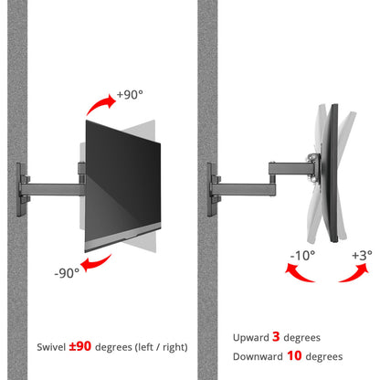 Alternate-Image2 Image for SIIG Articulating Full Motion LCD / TV Monitor Mount - 13" to 27"