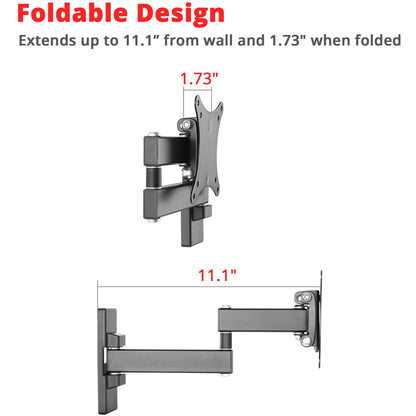 Alternate-Image3 Image for SIIG Articulating Full Motion LCD / TV Monitor Mount - 13" to 27"