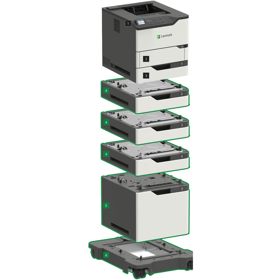 Alternate-Image1 Image for Lexmark MS820 MS821dn Desktop Laser Printer - Monochrome