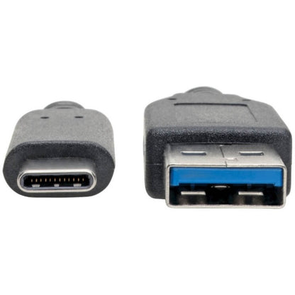 Alternate-Image2 Image for Eaton Tripp Lite Series USB-C to USB-A Cable (M/M), USB 3.2 Gen 1 (5 Gbps), Thunderbolt 3 Compatible, 6 ft. (1.83 m)