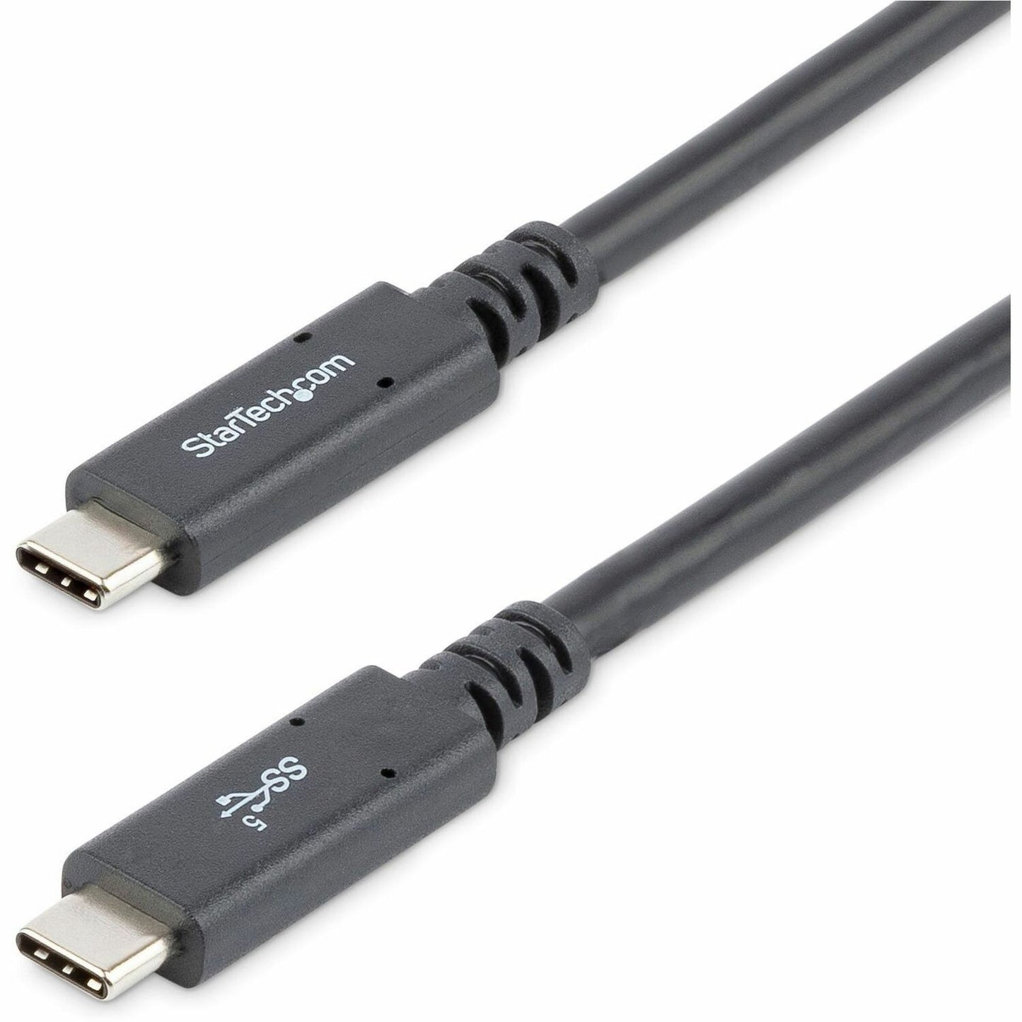 Main Image for StarTech.com 6 ft (1.8m) USB C to USB C Cable, 5A 100W PD 3.0, Certified Works With Chromebook, USB-IF Certified, M/M, USB 3.0 (5Gbps)