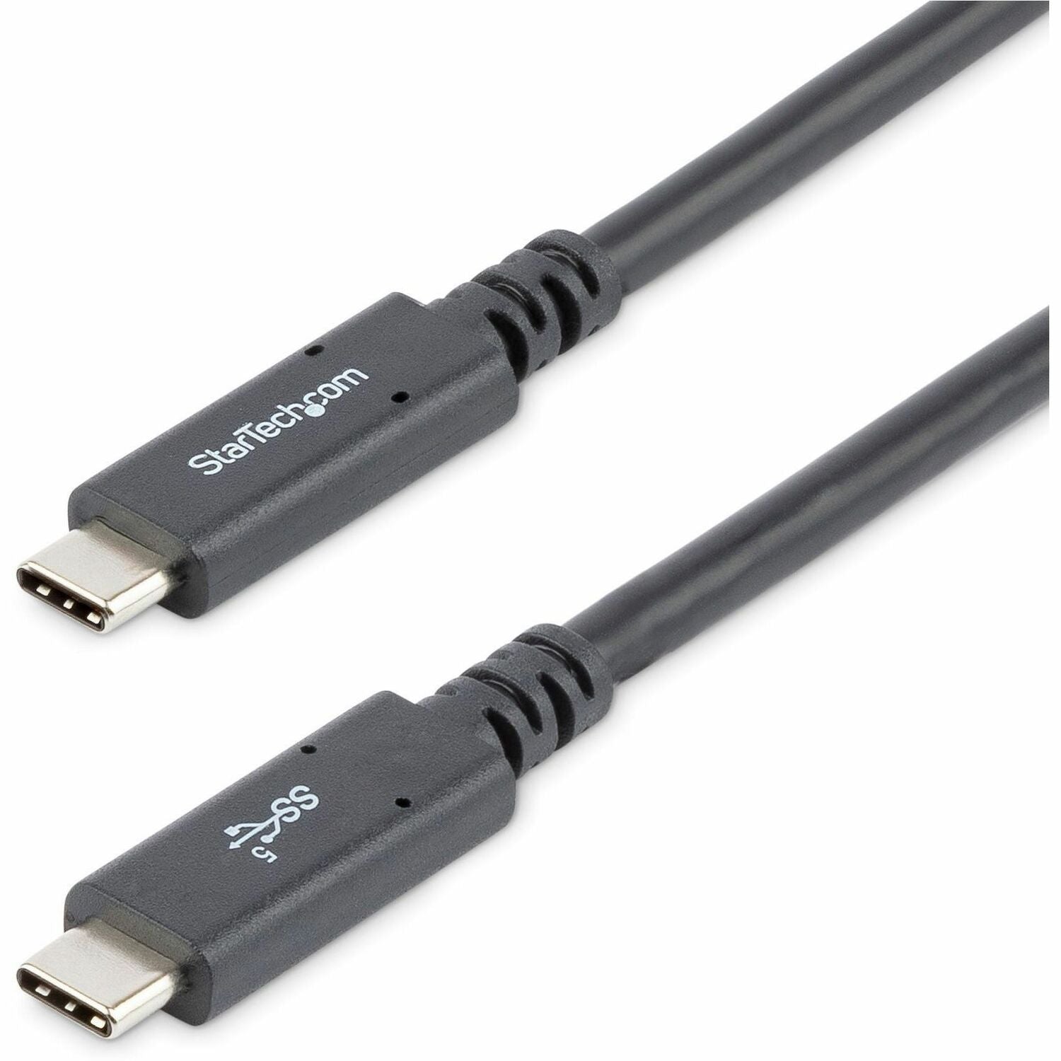 Main Image for StarTech.com 6 ft (1.8m) USB C to USB C Cable, 5A 100W PD 3.0, Certified Works With Chromebook, USB-IF Certified, M/M, USB 3.0 (5Gbps)