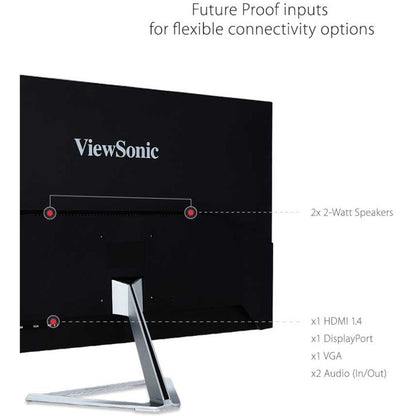 Alternate-Image3 Image for ViewSonic VX3276-MHD 32 Inch 1080p Widescreen IPS Monitor with Ultra-Thin Bezels, Screen Split Capability HDMI and DisplayPort