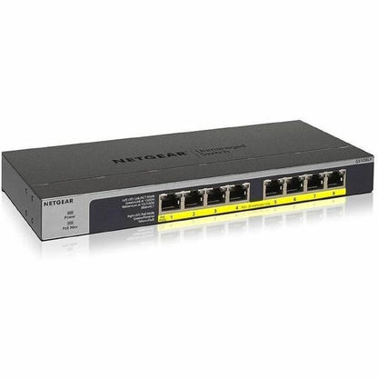 Main Image for Netgear 8-Port PoE/PoE+ Gigabit Ethernet Unmanaged Switch (GS108LP)