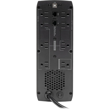 Rear Image for Eaton Tripp Lite Series Line-Interactive UPS with USB and 8 Outlets - 120V, 1000VA, 600W, 50/60 Hz, AVR, ECO Series
