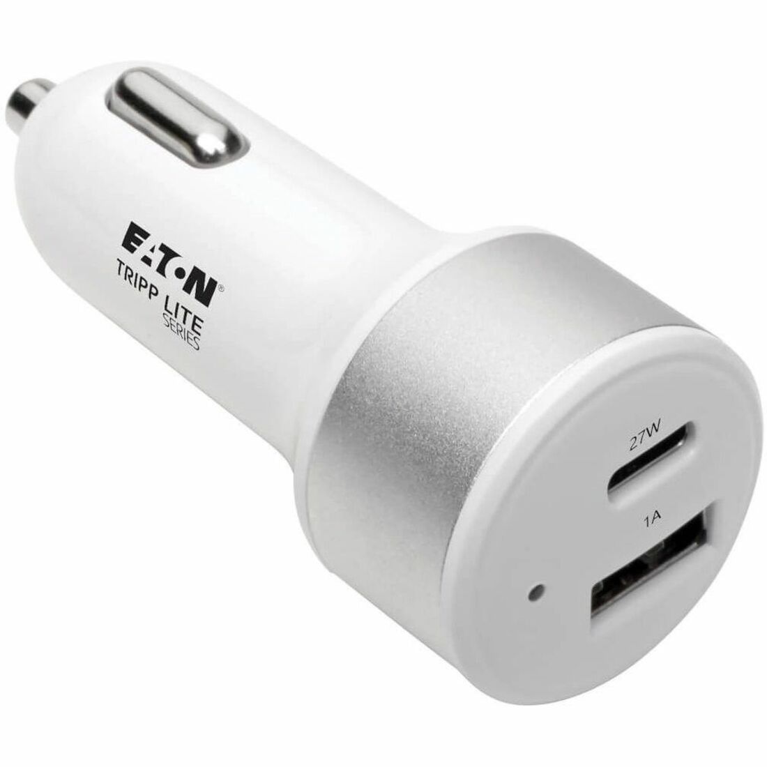 Main Image for Eaton Tripp Lite Series Dual-Port USB Car Charger with PD Charging - USB Type C (27W) & USB Type A (5V 1A/5W), UL 2089