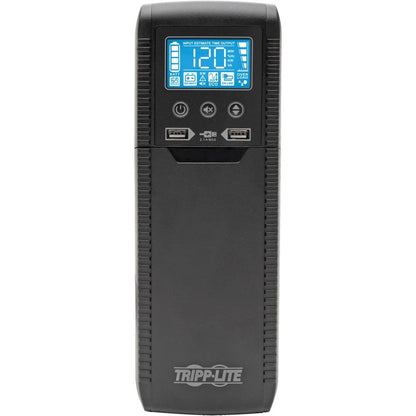 Front Image for Eaton Tripp Lite Series Line Interactive UPS with USB and 10 Outlets - 120V, 1300VA, 720W, 50/60 Hz, AVR, ECO Series, ENERGY STAR V2.0