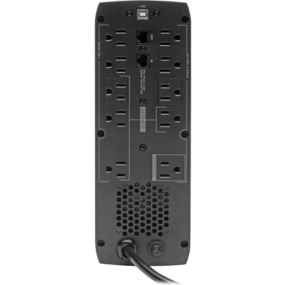 Rear Image for Eaton Tripp Lite Series Line Interactive UPS with USB and 10 Outlets - 120V, 1300VA, 720W, 50/60 Hz, AVR, ECO Series, ENERGY STAR V2.0