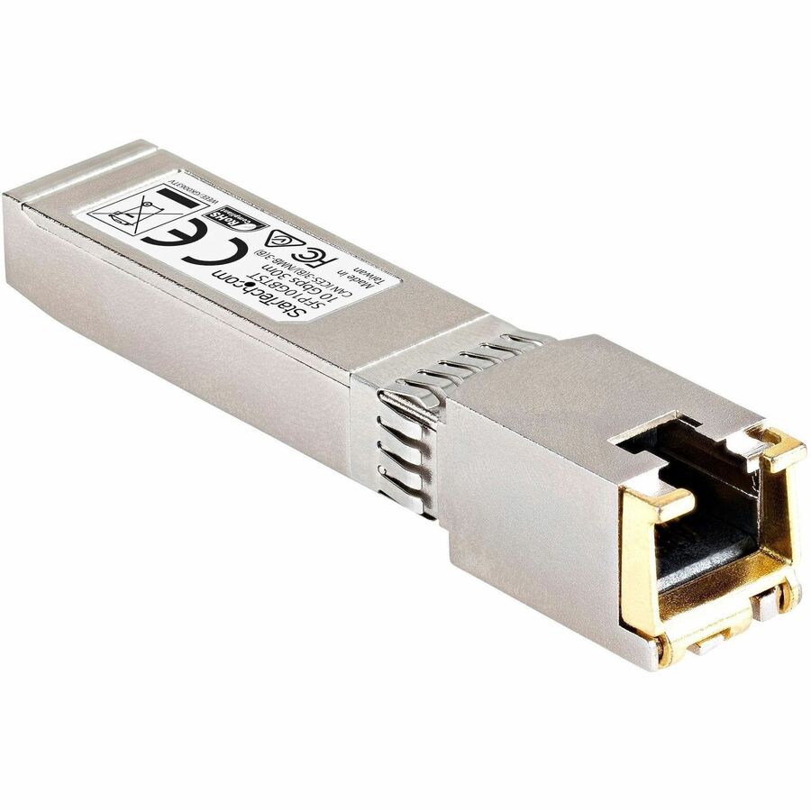 Alternate-Image1 Image for StarTech.com Cisco SFP-10GB-T-X Compatible SFP+ Module - 10GBASE-T - 10GE Gigabit Ethernet SFP+ SFP to RJ45 Cat6/Cat5e Transceiver - 30m