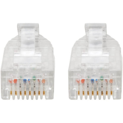 Alternate-Image2 Image for Eaton Tripp Lite Series Cat6 Gigabit Snagless Slim UTP Ethernet Cable (RJ45 M/M), PoE, Black, 1 ft. (0.31 m)