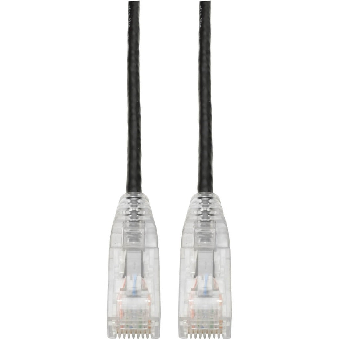 Main Image for Eaton Tripp Lite Series Cat6 Gigabit Snagless Slim UTP Ethernet Cable (RJ45 M/M), PoE, Black, 2 ft. (0.61 m)