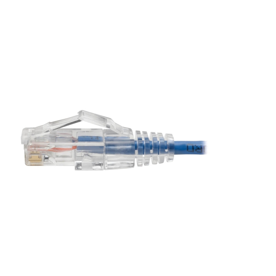 Alternate-Image4 Image for Eaton Tripp Lite Series Cat6 Gigabit Snagless Slim UTP Ethernet Cable (RJ45 M/M), PoE, Blue, 7 ft. (2.13 m)