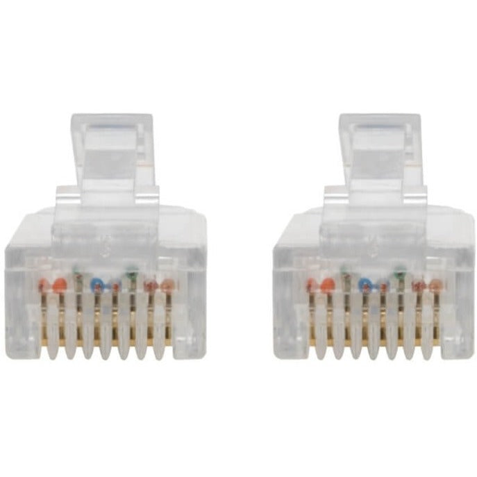 Alternate-Image2 Image for Eaton Tripp Lite Series Cat6 Gigabit Snagless Slim UTP Ethernet Cable (RJ45 M/M), PoE, Blue, 7 ft. (2.13 m)
