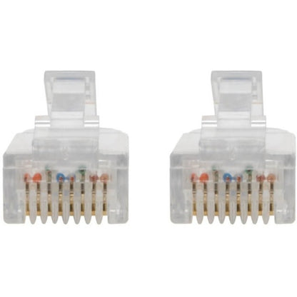 Alternate-Image2 Image for Eaton Tripp Lite Series Cat6 Gigabit Snagless Slim UTP Ethernet Cable (RJ45 M/M), PoE, Blue, 7 ft. (2.13 m)
