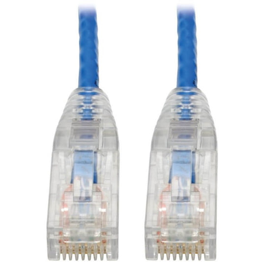 Main Image for Eaton Tripp Lite Series Cat6 Gigabit Snagless Slim UTP Ethernet Cable (RJ45 M/M), PoE, Blue, 7 ft. (2.13 m)