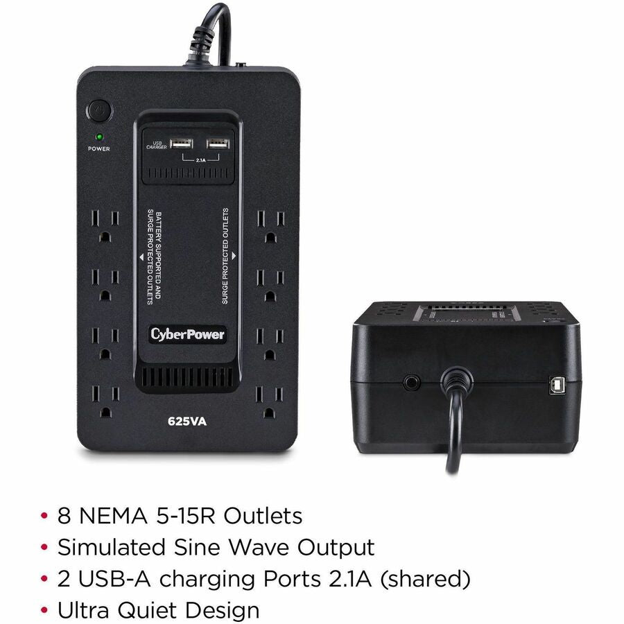 Alternate-Image2 Image for CyberPower ST625U Standby UPS Systems