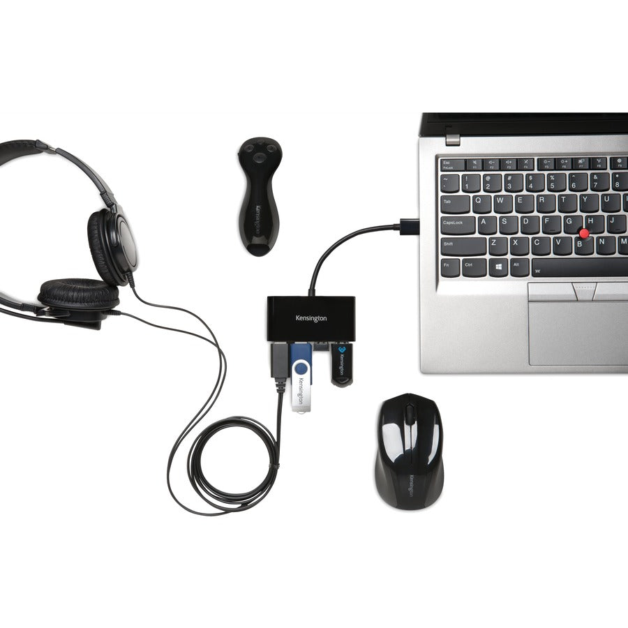 Alternate-Image2 Image for Kensington UH4000 USB 3.0 4-Port Hub
