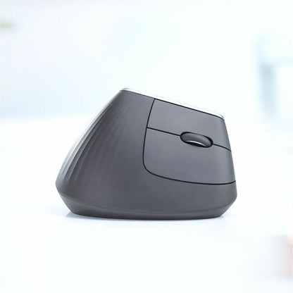 Alternate-Image10 Image for Logitech MX Vertical Wireless Mouse - Ergonomic Design Reduces Muscle Strain, Rechargeable, Graphite