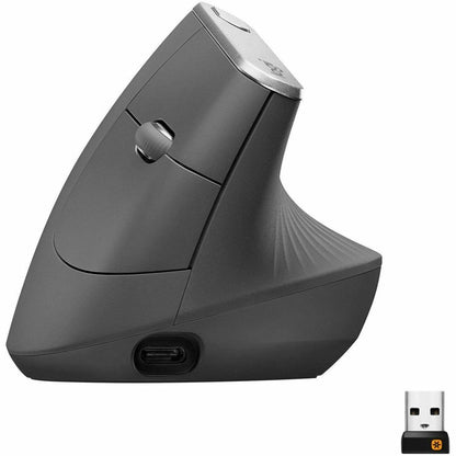 Main Image for Logitech MX Vertical Wireless Mouse - Ergonomic Design Reduces Muscle Strain, Rechargeable, Graphite