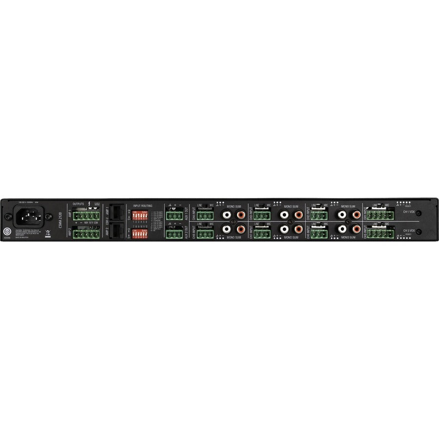 Rear Image for JBL Commercial CSMA 2120 Amplifier - 240 W RMS - 2 Channel