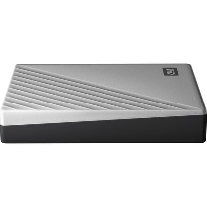 Alternate-Image1 Image for WD My Passport Ultra WDBPMV0040BSL 4 TB Portable Hard Drive - External - Silver