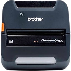 Main Image for Brother RuggedJet RJ4250WBL Mobile Direct Thermal Printer - Monochrome - Portable - Label/Receipt Print - USB - Bluetooth - Wireless LAN - Near Field Communication (NFC) - Battery Included