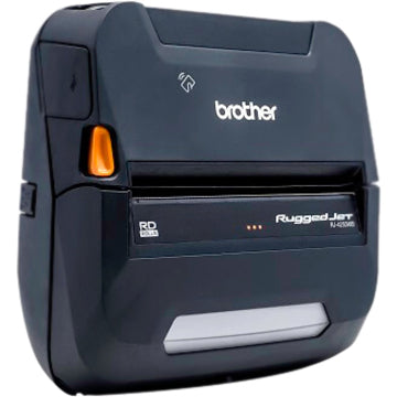 Alternate-Image1 Image for Brother RuggedJet RJ4250WBL Mobile Direct Thermal Printer - Monochrome - Portable - Label/Receipt Print - USB - Bluetooth - Wireless LAN - Near Field Communication (NFC) - Battery Included