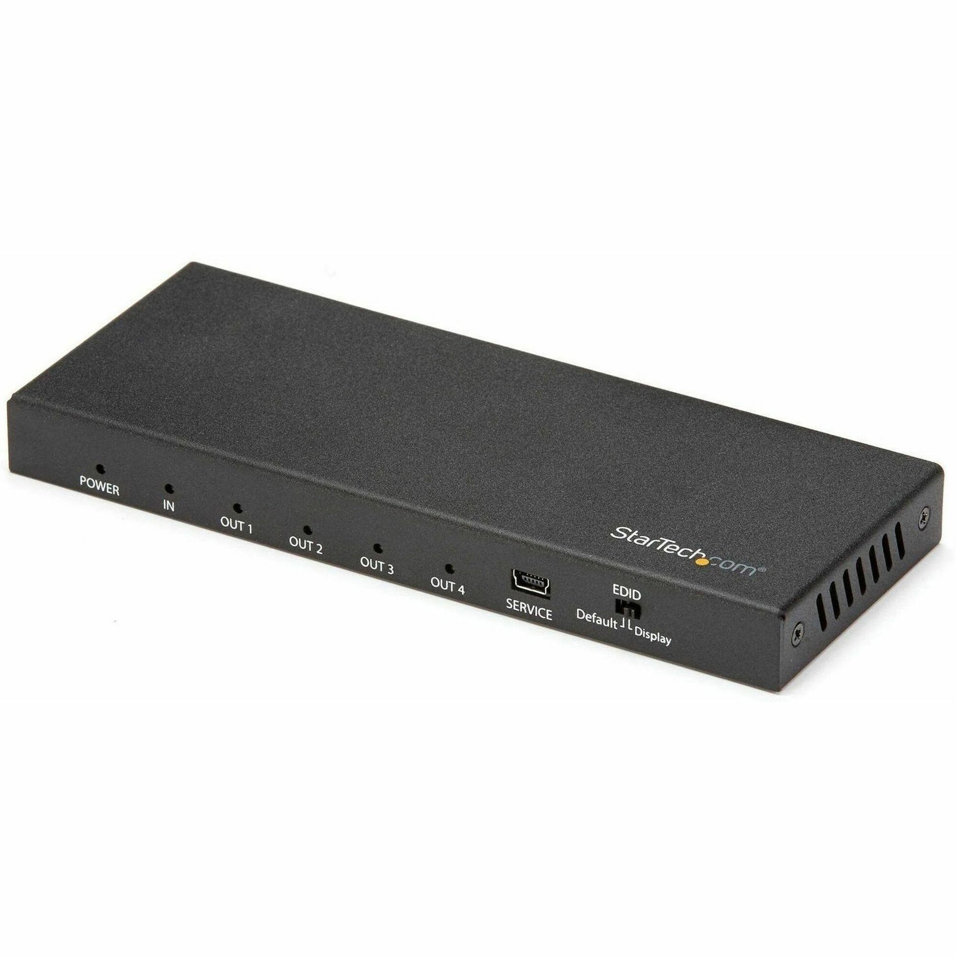 Main Image for StarTech.com 4 Port HDMI Splitter - 4K 60Hz - 1x4 Way HDMI 2.0 Splitter - HDR - ST124HD202