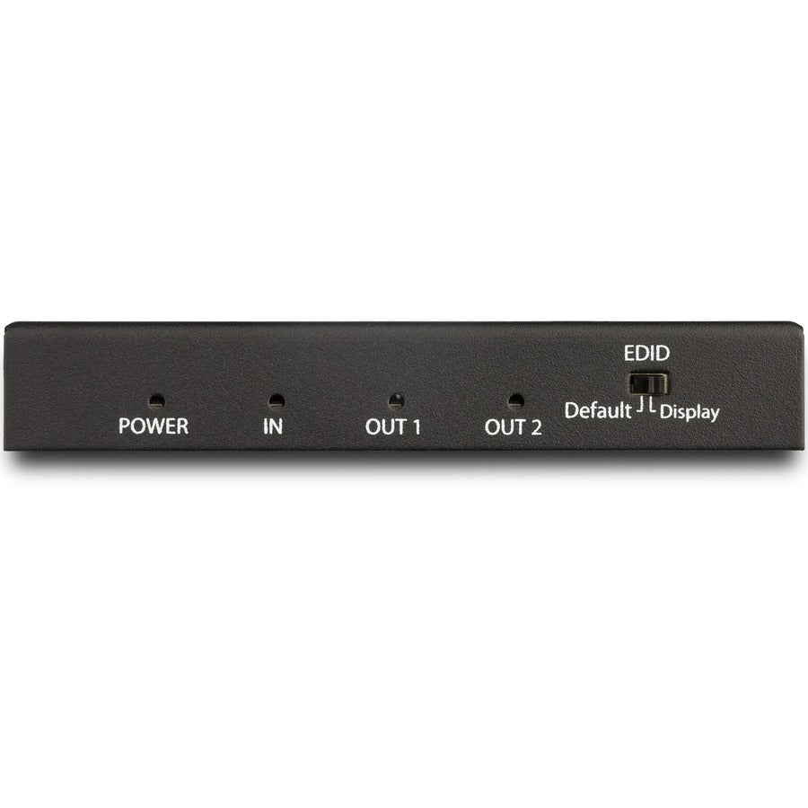 Front Image for StarTech.com 2 Port HDMI Splitter - 4K 60Hz - 1x2 Way HDMI 2.0 Splitter - HDR - ST122HD202