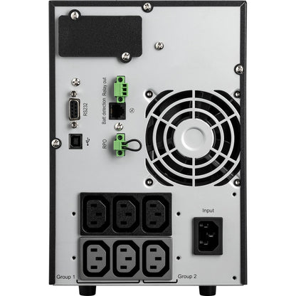Rear Image for Eaton 9SX 700VA 630W 120V Online Double-Conversion UPS - 6 NEMA 5-15R Outlets, Cybersecure Network Card Option, Extended Run, Tower