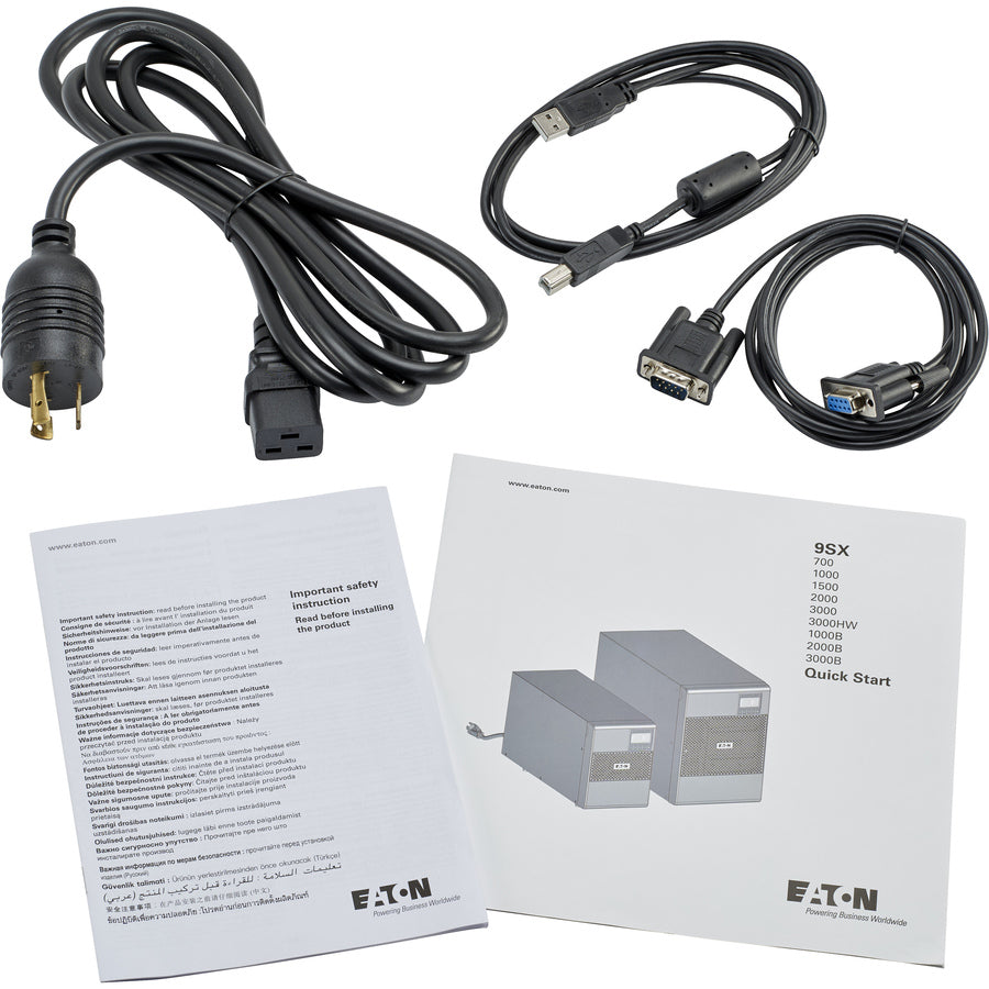 Alternate-Image2 Image for Eaton 9SX 3000VA 2700W 120V Online Double-Conversion UPS - 4 NEMA 5-20R, 1 L5-30R Outlets, Cybersecure Network Card Option, Extended Run, Tower