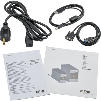 Alternate-Image2 Image for Eaton 9SX 3000VA 2700W 120V Online Double-Conversion UPS - 4 NEMA 5-20R, 1 L5-30R Outlets, Cybersecure Network Card Option, Extended Run, Tower