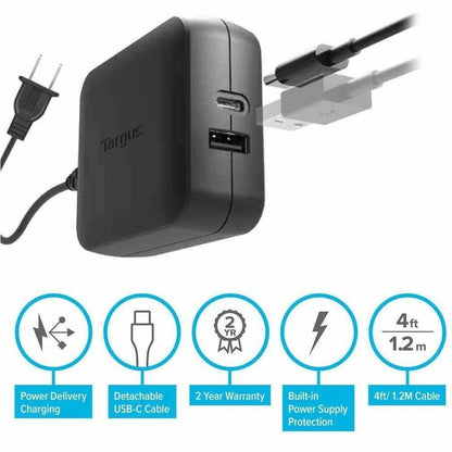 Alternate-Image8 Image for Targus 65W USB-C/USB-A Charger