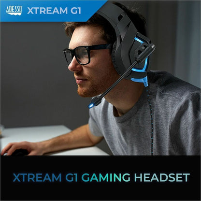 Alternate-Image7 Image for Adesso Stereo Gaming Headset with Microphone