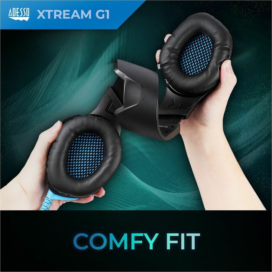 Alternate-Image6 Image for Adesso Stereo Gaming Headset with Microphone