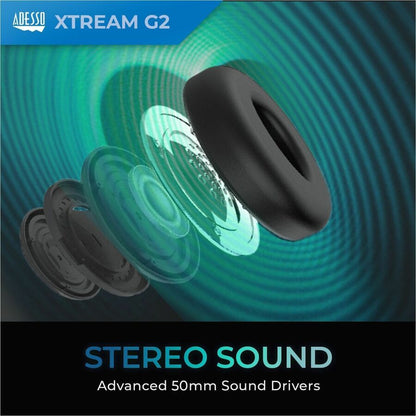 Alternate-Image2 Image for Adesso Stereo Gaming Headset with Microphone