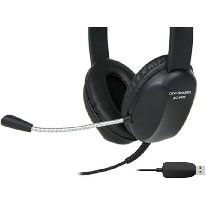 Alternate-Image1 Image for Cyber Acoustics AC-4006 USB Stereo Headset