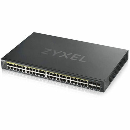 Alternate-Image3 Image for ZYXEL GS1920-48HPv2 48-Port Gigabit Smart Nebula Cloud Managed PoE Switch | 48 PoE+ Ports at 375W with 2 SFP Uplinks | TAA Compliant