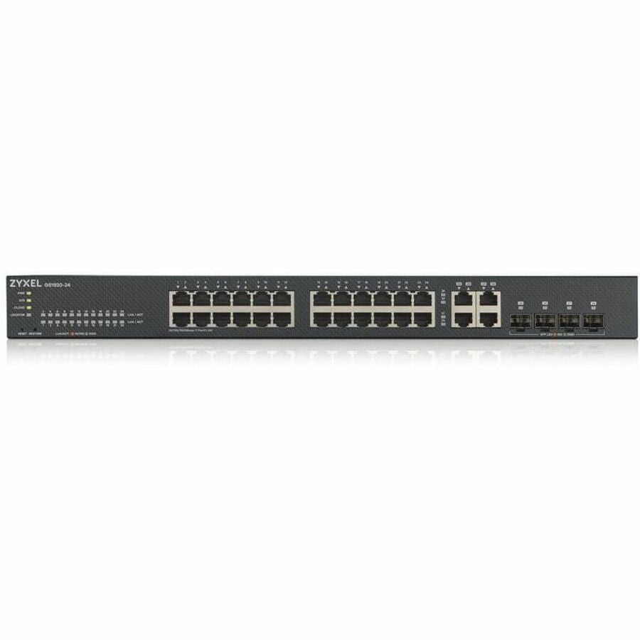 Alternate-Image1 Image for ZYXEL GS1920-24v2 24-Port Gigabit Smart Nebula Cloud Managed Switch with 4 SFP Uplinks