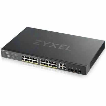 Alternate-Image3 Image for ZYXEL GS1920-24HPv2 24-Port Gigabit Smart Nebula Cloud Managed PoE Switch | 24 PoE+ Ports at 375W with 4 SFP Uplinks | TAA Compliant