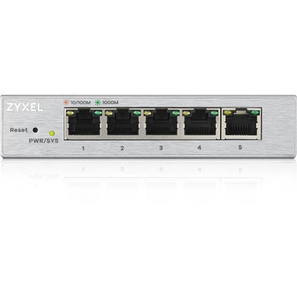 Main Image for Zyxel 5-Port Gigabit Ethernet Web Managed Switch | VLAN Support | Sturdy Metal Case | Desktop or Wall-Mount | Fanless |Lifetime Warranty | QoS | Ethernet Splitter | GS1200-5