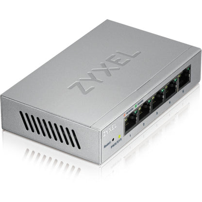 Alternate-Image1 Image for Zyxel 5-Port Gigabit Ethernet Web Managed Switch | VLAN Support | Sturdy Metal Case | Desktop or Wall-Mount | Fanless |Lifetime Warranty | QoS | Ethernet Splitter | GS1200-5