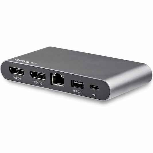 Main Image for StarTech.com USB C Dock - 4K Dual Monitor DisplayPort Docking Station - 100W Power Delivery Passthrough, GbE, 2x USB-A - Multiport Adapter