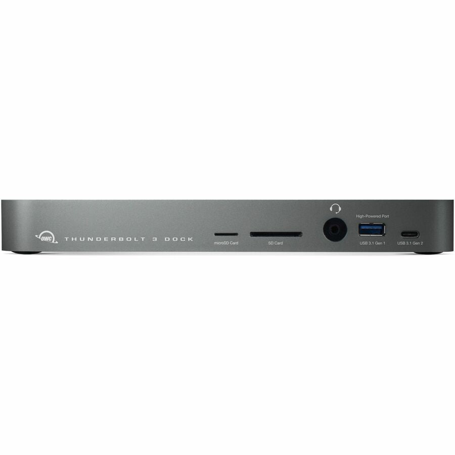 Alternate-Image2 Image for OWC 14-Port Thunderbolt Dock for Mac/PC with 85W Power - Thunderbolt 3 - Ethernet - Reader - USB - Audio